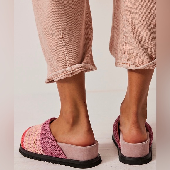 NWT Free People Milo Everyday Woven Mules - size 8, 9 - Picture 3 of 5